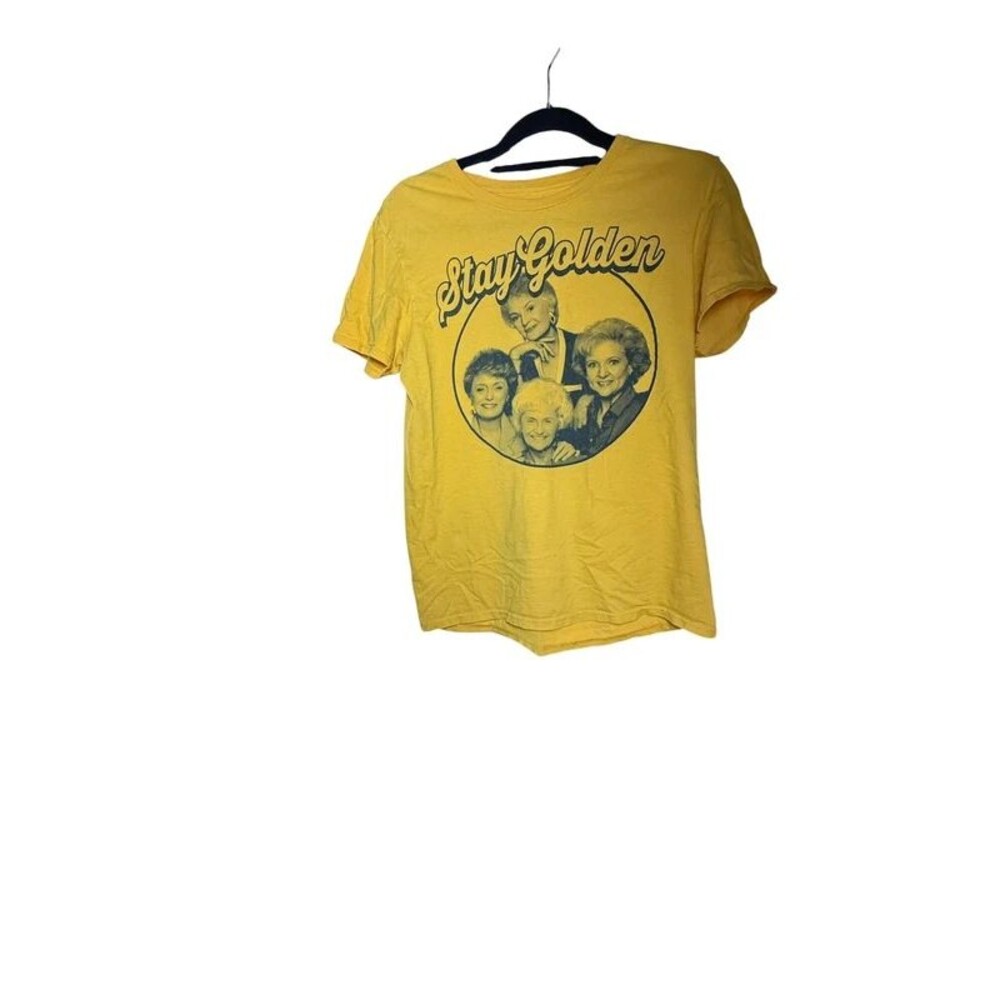The Golden Girls Graphic T Shirt Yellow Size Small ABC Studios Retro Tee - Picture 3 of 5